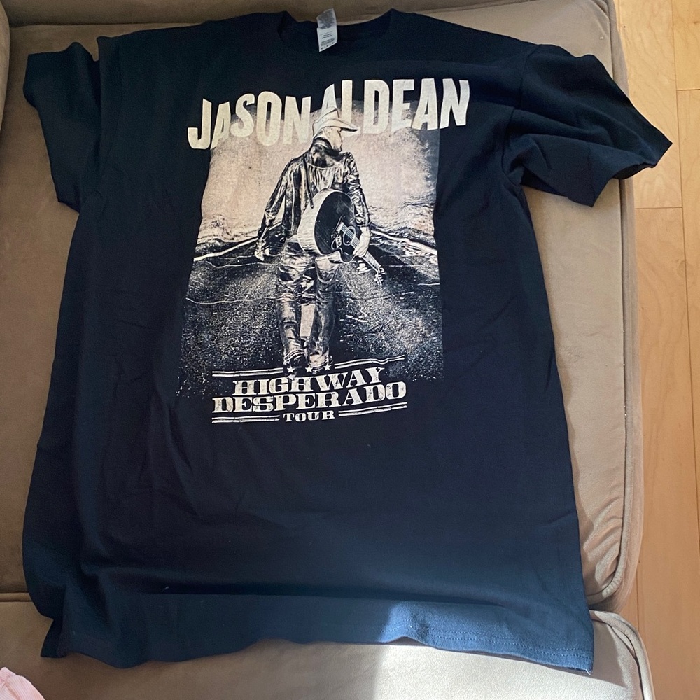 Jason Aldean Black Graphic T-Shirt